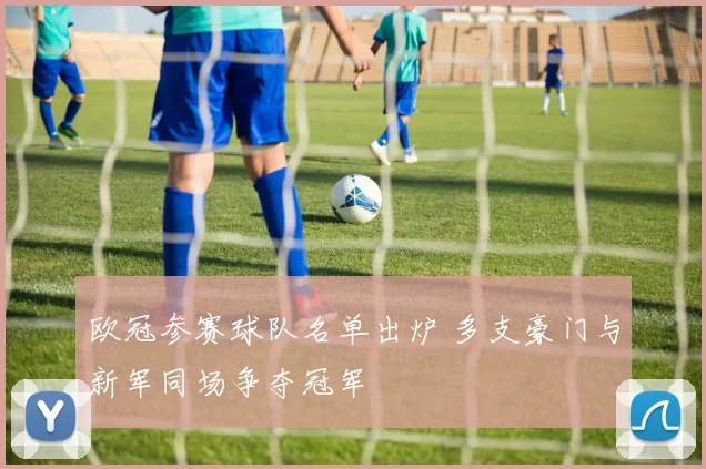 欧冠参赛球队名单出炉 多支豪门与新军同场争夺冠军
